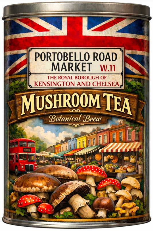 Bergamot lemon and ginger mushroom tea