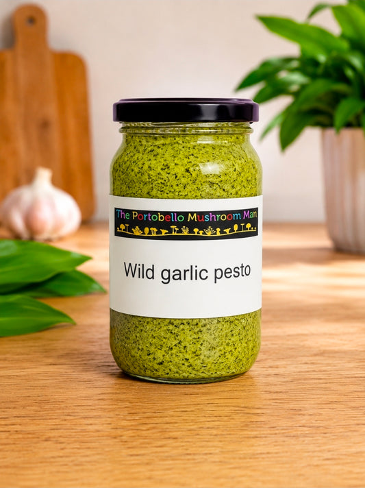 Wild garlic and truffle vegan pesto 350g