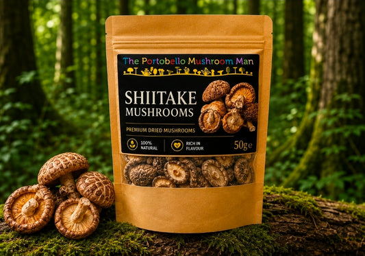 Dried shiitake mushrooms
