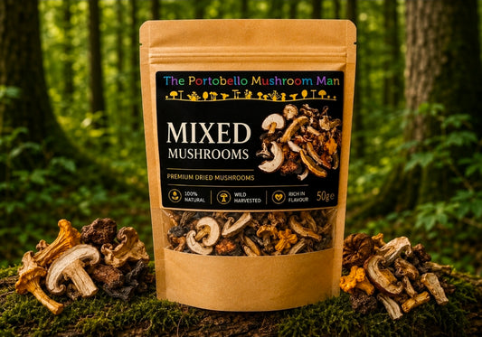 Dried mixed mushrooms
